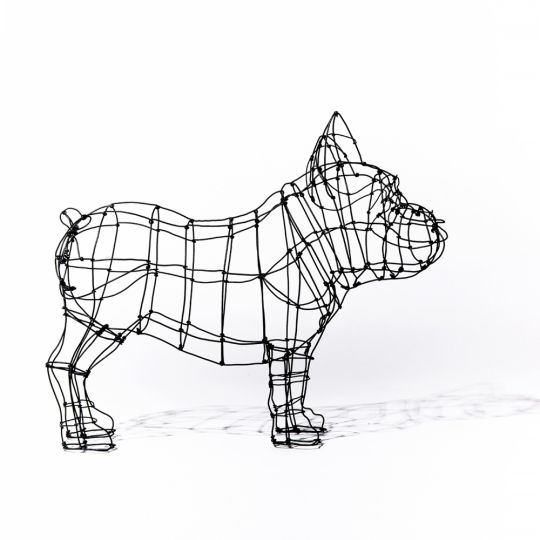 escultura bulldog